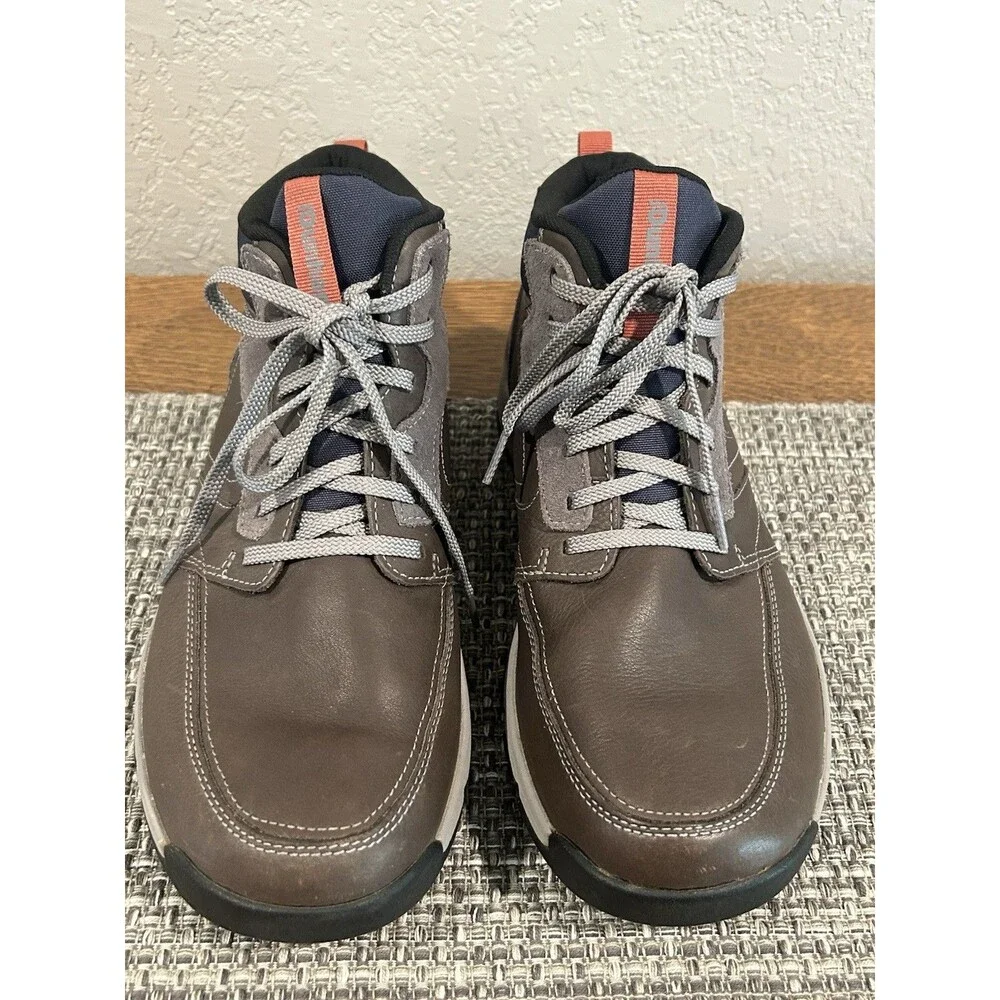 Dunham Glastonbury Mid Boot Waterproof Hiking Steel Gray Outdoors Leather 11.5